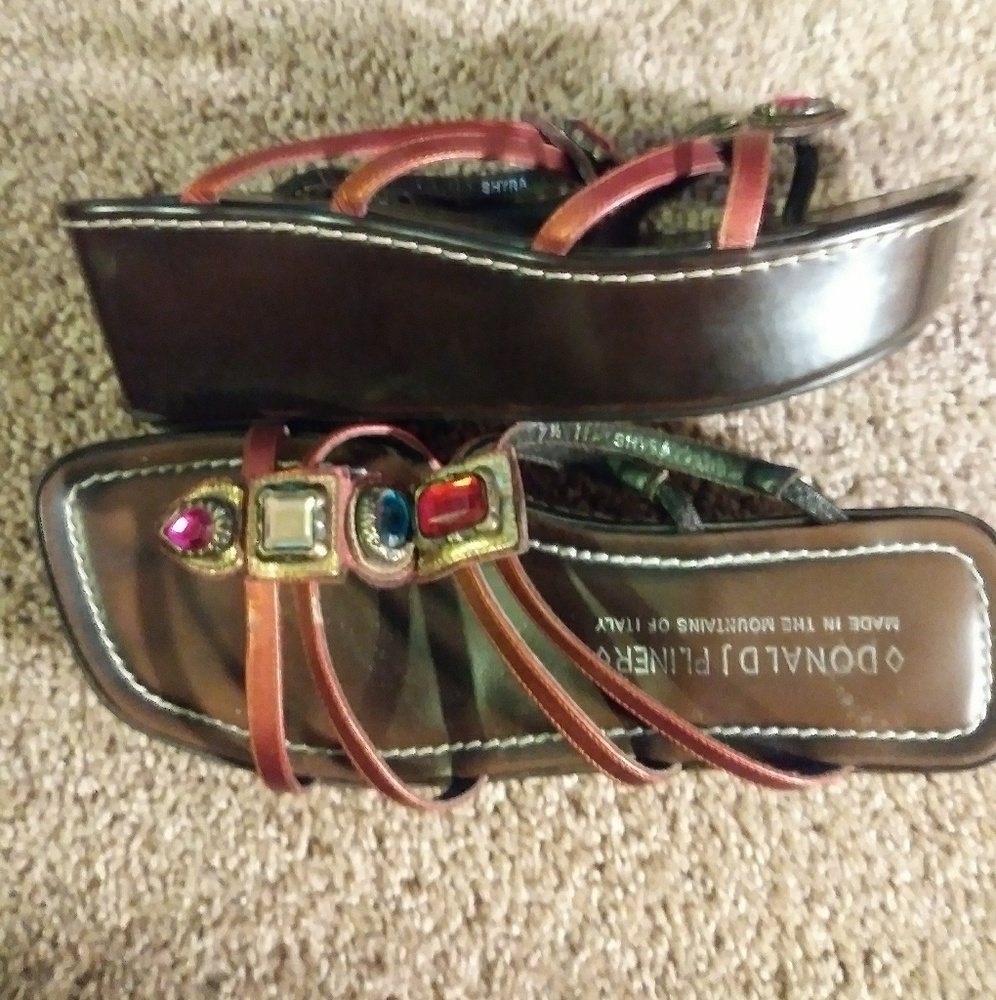 Donald Pliner jeweled sandles